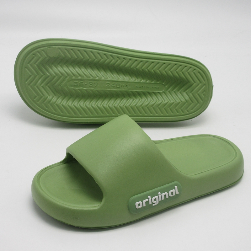 GRS Summer/Spring 4CM softer Rubber EVA  Pillow Slide Sandal Customizable Logo Design Breathable Cloud Feeling cushion sandal