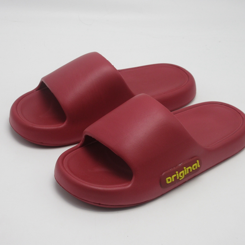 GRS Summer/Spring 4CM softer Rubber EVA  Pillow Slide Sandal Customizable Logo Design Breathable Cloud Feeling cushion sandal