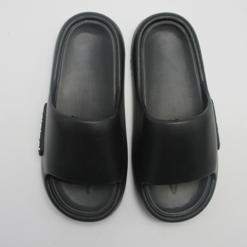 GRS Summer/Spring 4CM softer Rubber EVA  Pillow Slide Sandal Customizable Logo Design Breathable Cloud Feeling cushion sandal