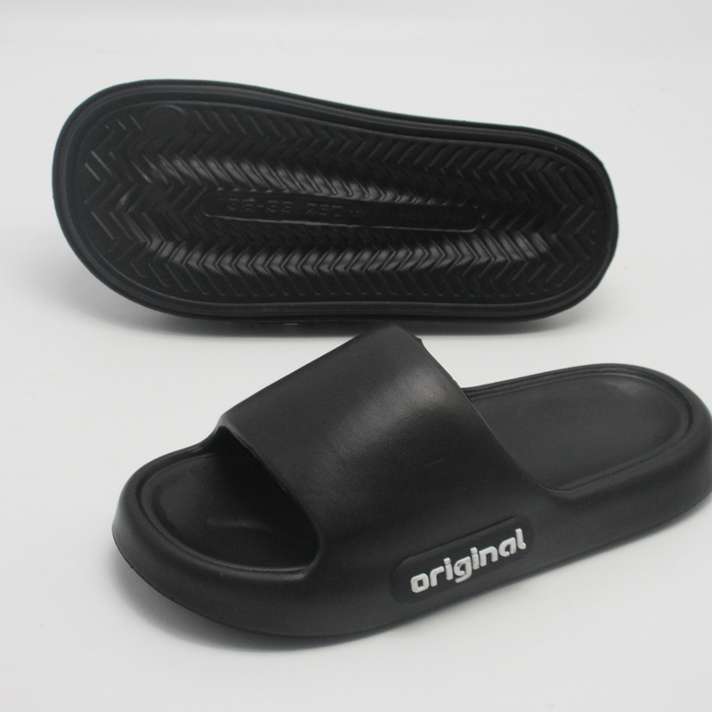GRS Summer/Spring 4CM softer Rubber EVA  Pillow Slide Sandal Customizable Logo Design Breathable Cloud Feeling cushion sandal