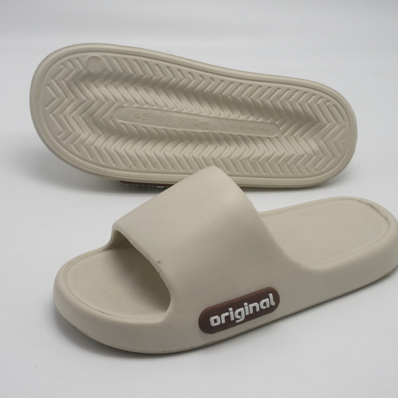 GRS Summer/Spring 4CM softer Rubber EVA  Pillow Slide Sandal Customizable Logo Design Breathable Cloud Feeling cushion sandal